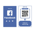 Customized NFC Facebook PVC Card - Tap to Share Facebook Card.