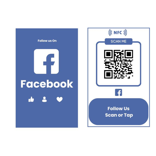 [CustomizedNFCFacebookPVCCard] Customized NFC Facebook PVC Card - Tap to Share Facebook Card.