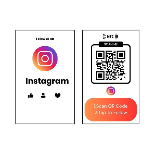[CustomizedNFCInstagramPVCCard] Customized NFC Instagram PVC Card - Tap to Share Instagram Card.